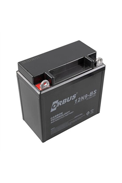 ORBUS 12n9-Bs 12 V 9 Ah Asit İçinde Karbon Motosiklet Aküsü