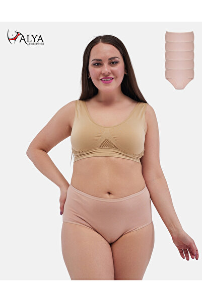 ALYA UNDERWEAR Γυναικεία εσώρουχα μεγάλου μεγέθους Battal Full Brief, Ψηλόμεσ...
