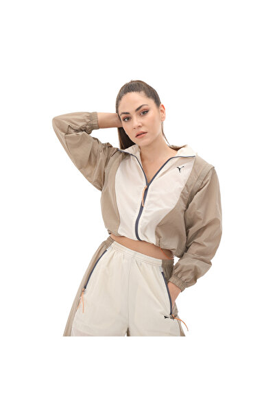 Puma 626641-87 Dare To Modular Jacket Γυναικείο Μπουφάν Καφέ