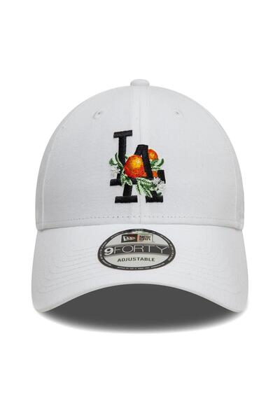 NEW ERA قبعة LA Dodgers Fruit Icon البيضاء 9FORTY