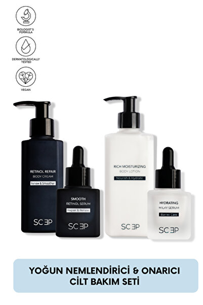 SCEP Yoğun Nemlendrici ve Onarıcı Cilt Bakım Seti