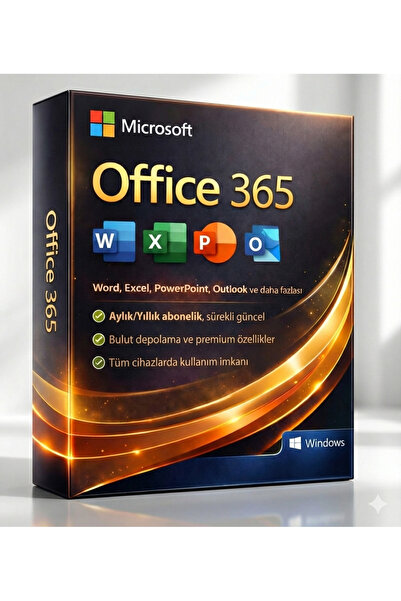 MICROSOFT Office 365 Pro Plus Dijital Hesap | 1 Yıl Lisans | 5 Cihaz | Word E...