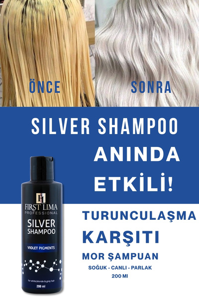 First Lima Professional 200ml Silver Anti-Orange - Purple Shampoo