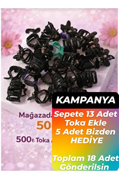 modares Siyah Renkli Küçük Kızlar ve Çocuklar İçin Mandal Toka