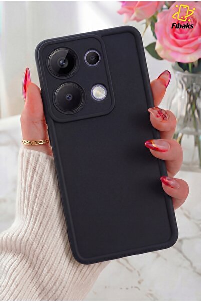Fibaks Redmi Note 13 Pro 4G Kılıf Kamera Korumalı Yumuşak Dokulu Darbe Emici ...