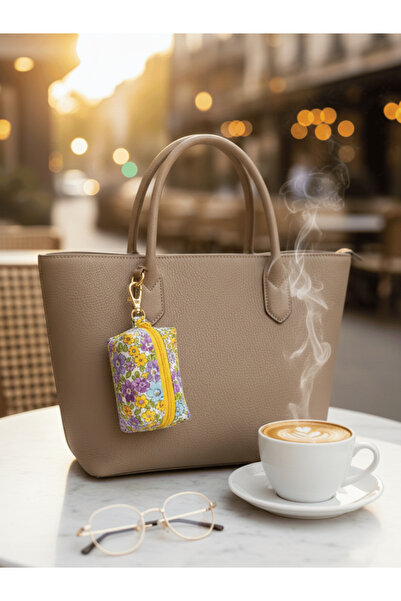 Ays Quilt Multi-Purpose Keychain Bag Charm - AirPods Case - Mini Lipstick and...