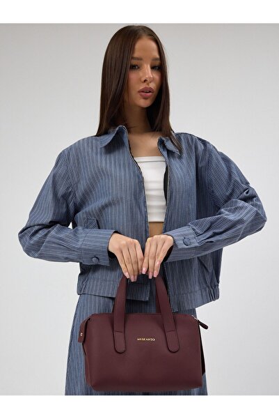 Meskanto Handy Hakiki Deri Kadın El Omuz Çantası