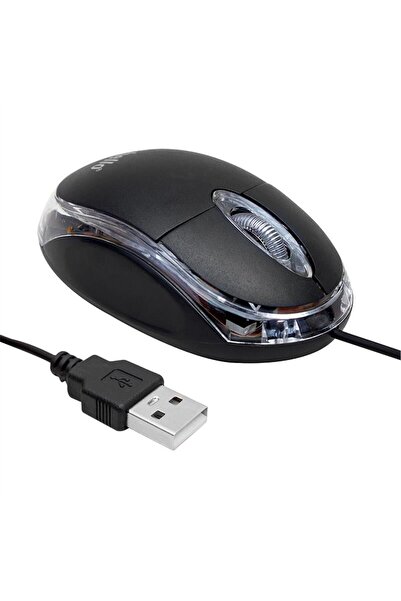 Hello HL-18736 Optik Işıklı 800 DPI Kablolu Mouse