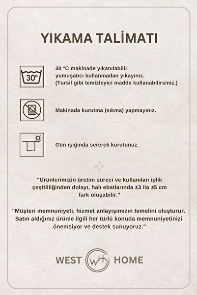 West Home Dijital Baskı Yıkanabilir Kaymaz Taban Leke Tutmaz Gri Mutfak Halısı Salon Halısı Ve Yolluk