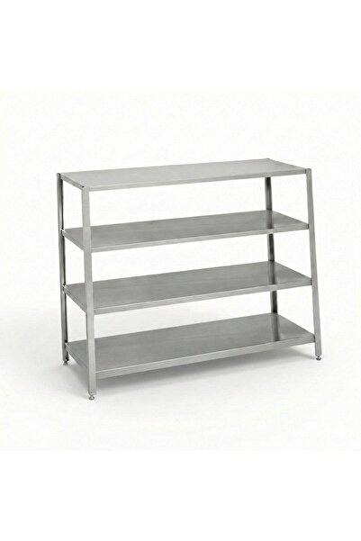 sc sonsesconcept 4 Katlı İstif Rafı, Paslanmaz Çelik , Depo Düzenleyici, Endü...