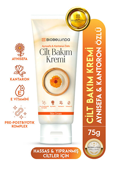 BioBellinda Doğal Aynısefa & Kantaron Özlü Cilt Bakım Kremi 75 G