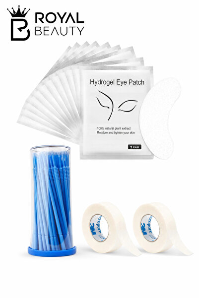 Royal Beauty Pachet Profesional cu Bandă Adezivă, Microaplicatoare și Plastur...