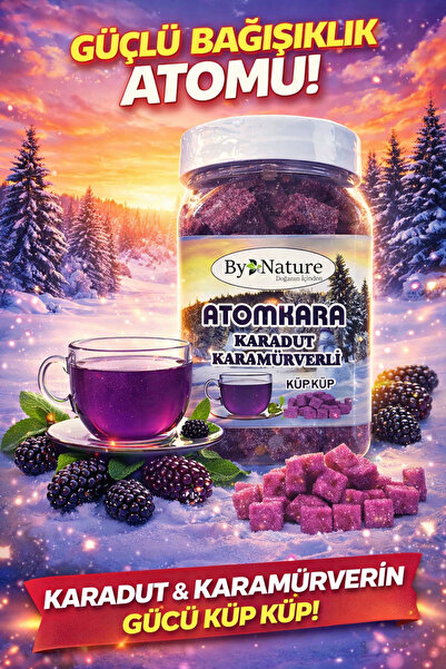 Bynature Atomkara Karadutlu Karamürverli Atom çayı kış çayı 200 GR