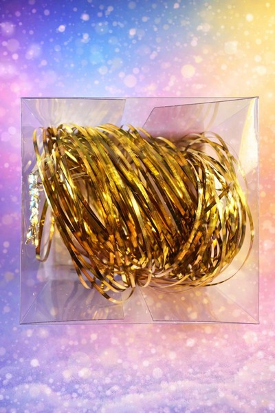 KALİ DEKOR Altın Renk Gold Renk Tel Kırma Teli, Bartın Teli, Renkli Tel Kırma...