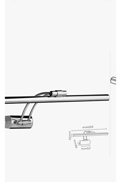 Genel Markalar 6500k Beyaz Flüt Aplik Armatür Krom Kasa - Saray Hs 2610