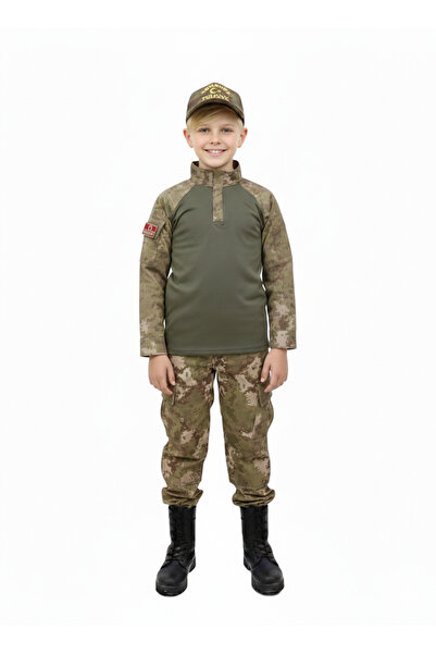 Ertekstekstil Детски костюм за войник в нов стил камуфлаж 1-11 години Детски ...