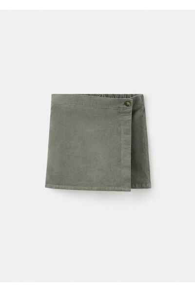 MANGO Kids Fitilli kadife pantolon etek