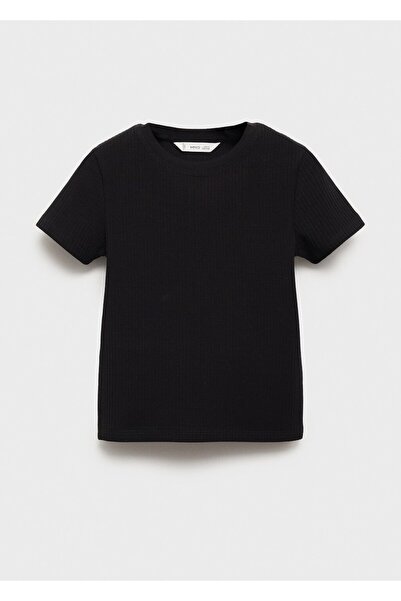 MANGO Kids Lastikli koton tişört