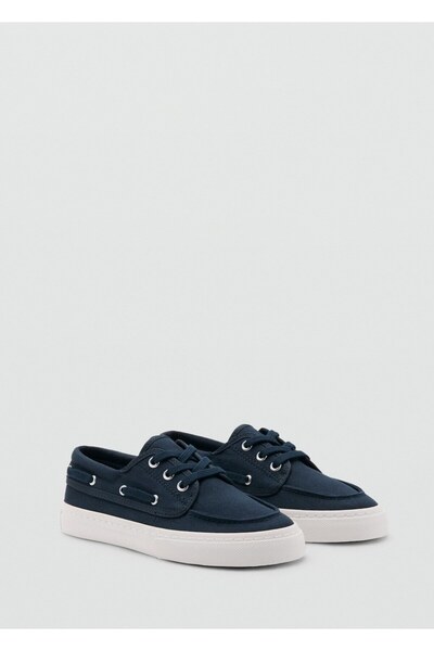 MANGO Kids Bağcıklı tekne ayakkabısı