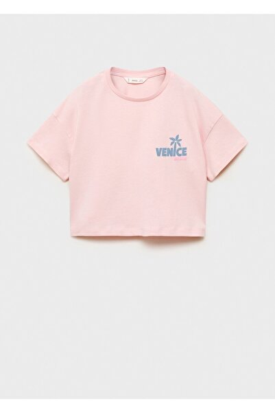 MANGO Kids T-Shirt mit geprägtem Baumwollmuster
