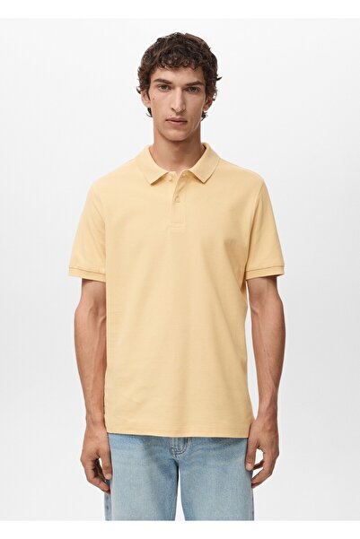 MANGO Man Regular kesim pamuklu pike polo gömlek