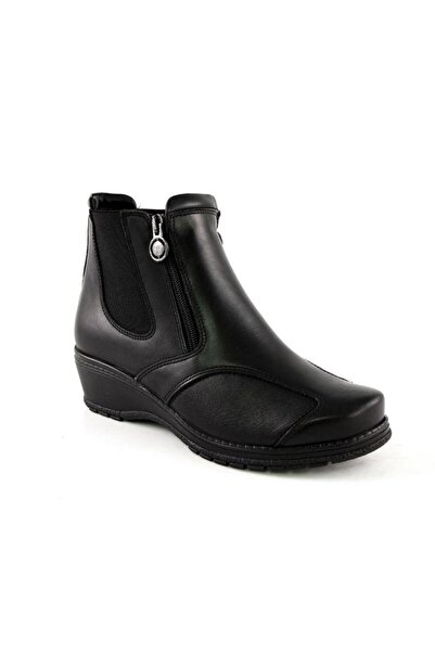 Forelli 25652-K Zenne Black Leather Hallux Comfort Boots