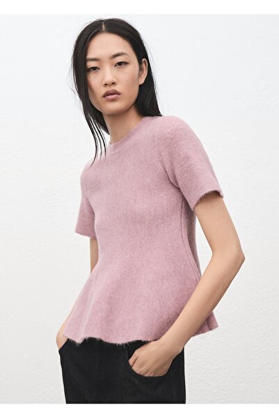 MANGO Woman Kısa kollu triko tişört