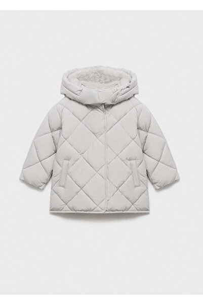 MANGO Baby Kapüşonlu kapitone anorak