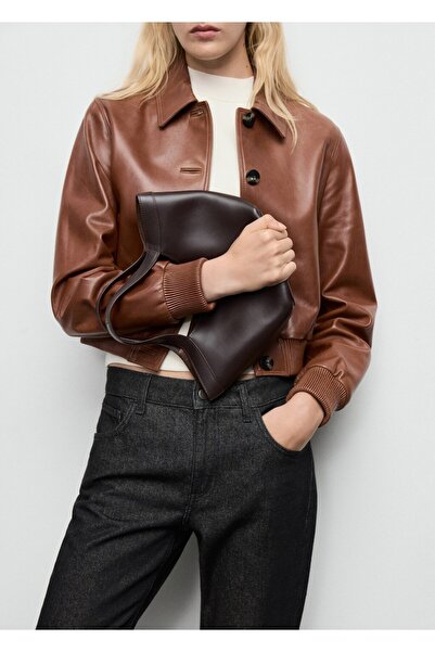 MANGO Woman Rinse wash flare jean