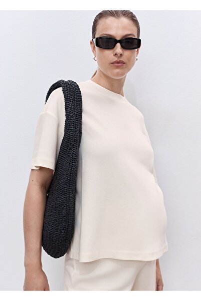 MANGO Woman Short Sleeve Cotton T-Shirt
