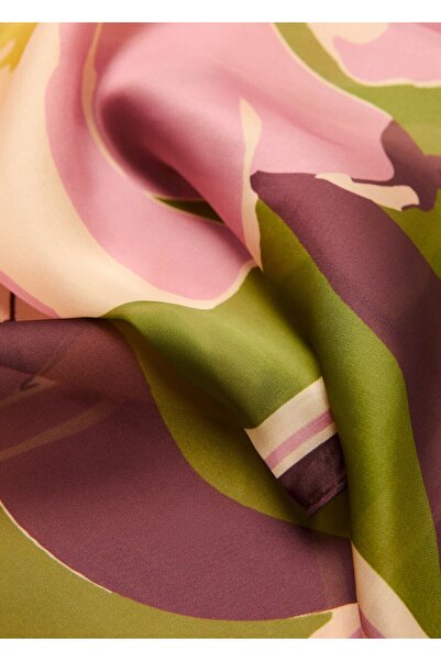 MANGO Woman Çiçek desenli şal