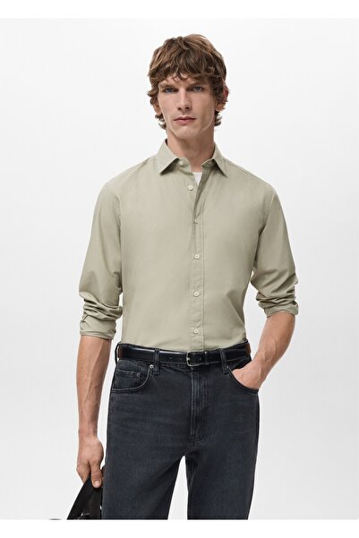 MANGO Man Regular fit %100 pamuklu gömlek