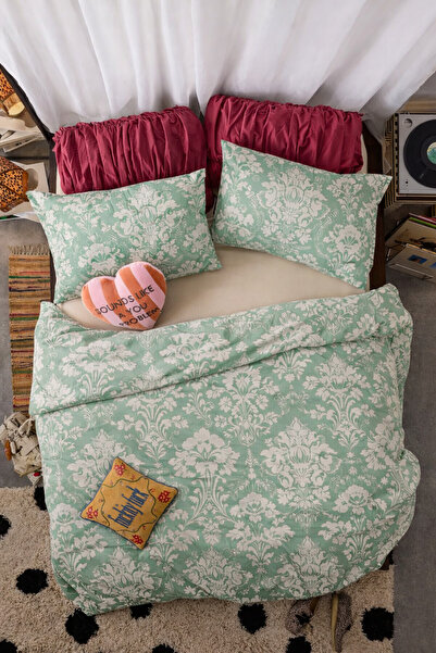 İQON Double Duvet Cover Set Royal Çağla Setçi̇ft