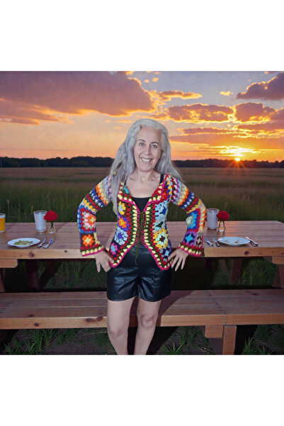 El örgüsü Ydr Design Cardigan