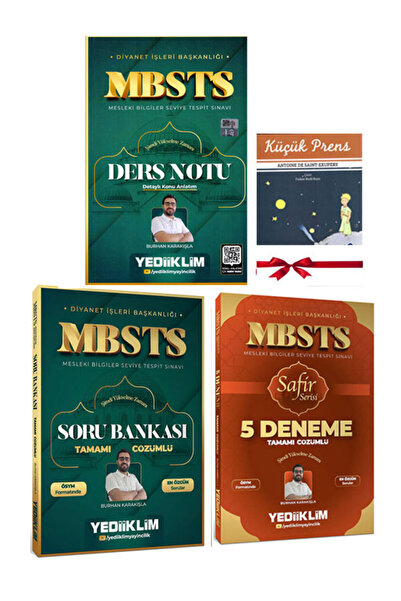 Yargı Yayınları 2026 Burhan Karakışla Yediiklim MBSTS Ders Notları Deneme ve ...