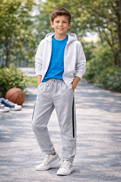 kahkaha kids Αθλητικό παντελόνι τζόγκερ για αγόρια με λεπτομέρειες σε ρίγες, ...