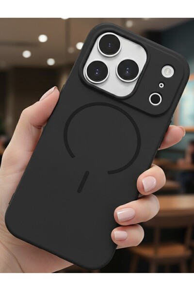 Iphone 17 Pro Case Camera Protected Hard Silicone Meta Cover with Magsafe Charging