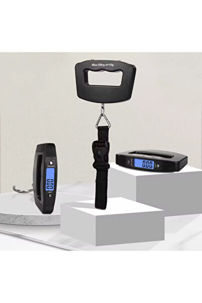 Brader 50Kg Dijital El Terazi 10Gr hassasiyet bavul pazarcı terazisi