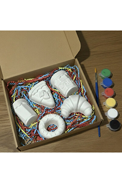 Handmade Boyama Seti - 5 Parça Figürlü Eğitici Aktivite Seti - Çocuklar İçin ...