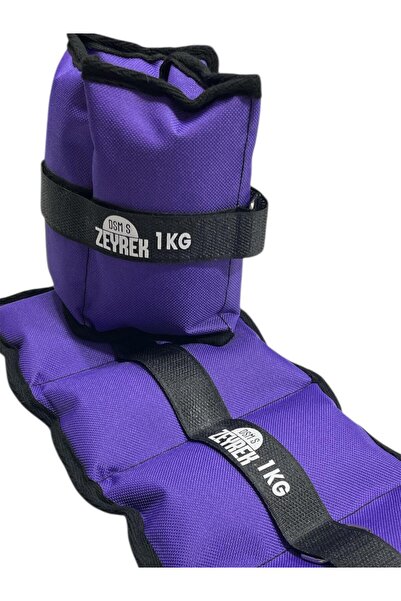 S ZEYREK 1 Kg × 2 Adet Toplam 2 Kg El Ayak Bilek Kas Güçlendiriçi Ağırlık Seti Kum Ağırlık Torbası
