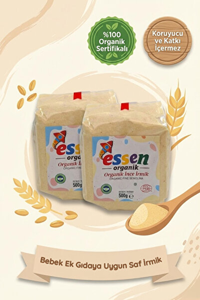 Essen 2'li Organik İnce İrmik 500gr