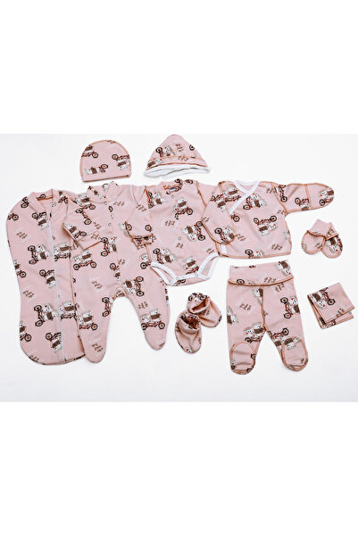 Pampy Set maternitate/nou-născut, 10 piese, 0-3 luni (50-62 cm), 100% bumbac,...