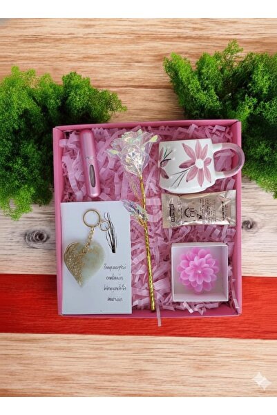 MARMORİ SERAMİK KUPA& EPOKSİ KALP ANAHTARLIK&SOLMAYAN GÜL&ŞAKAYIK MUM&KAHVE&S...