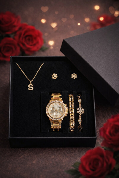 Arzu Butik kişiye özel kadın kol saati, saat bileklik kolye küpe hediye seti ...