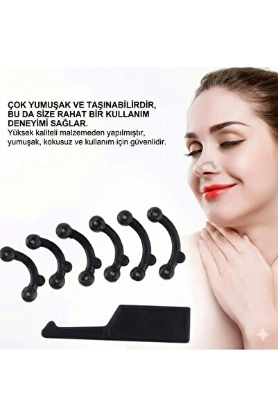 LOVYCO Burun Kaldırma Aparatı Pratik Yukarı Kaldırıcı Şekillendirici Düzeltici Burun Düzleştirme 6 Adet