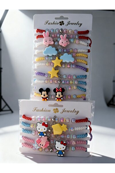 OEM Set 12 Martisoare Bratari cu Figurine Decorative – Multicolor, Ambalaj In...