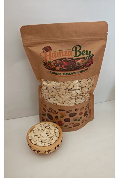 Hamza Bey Kabak çekirdeği Tuzsuz Kavrulmuş Orta boy 400 gr