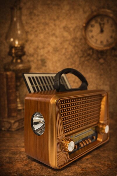 BLOMSTER Everton Rt-836 Nostalji Solar Güneş Enerjili Bluetooth/USB/Sd kart/ ...