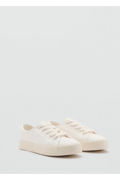 MANGO Kids Bestickte Turnschuhe