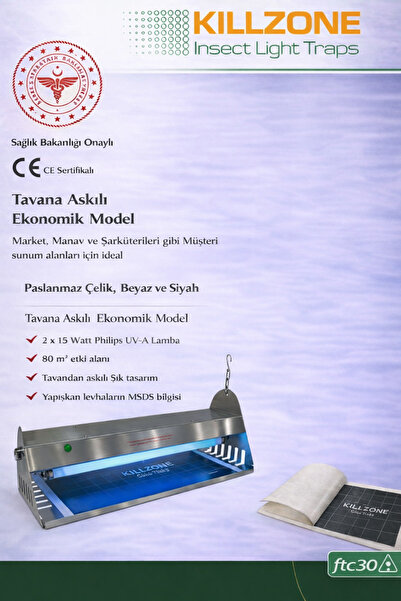 Killzone Ftc30 Sinek Tutucu Efk Cihazı - Paslanmaz